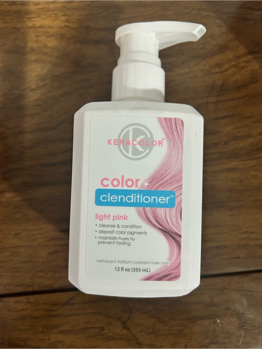 Keracolor Color+ Clenditioner- Light Pink